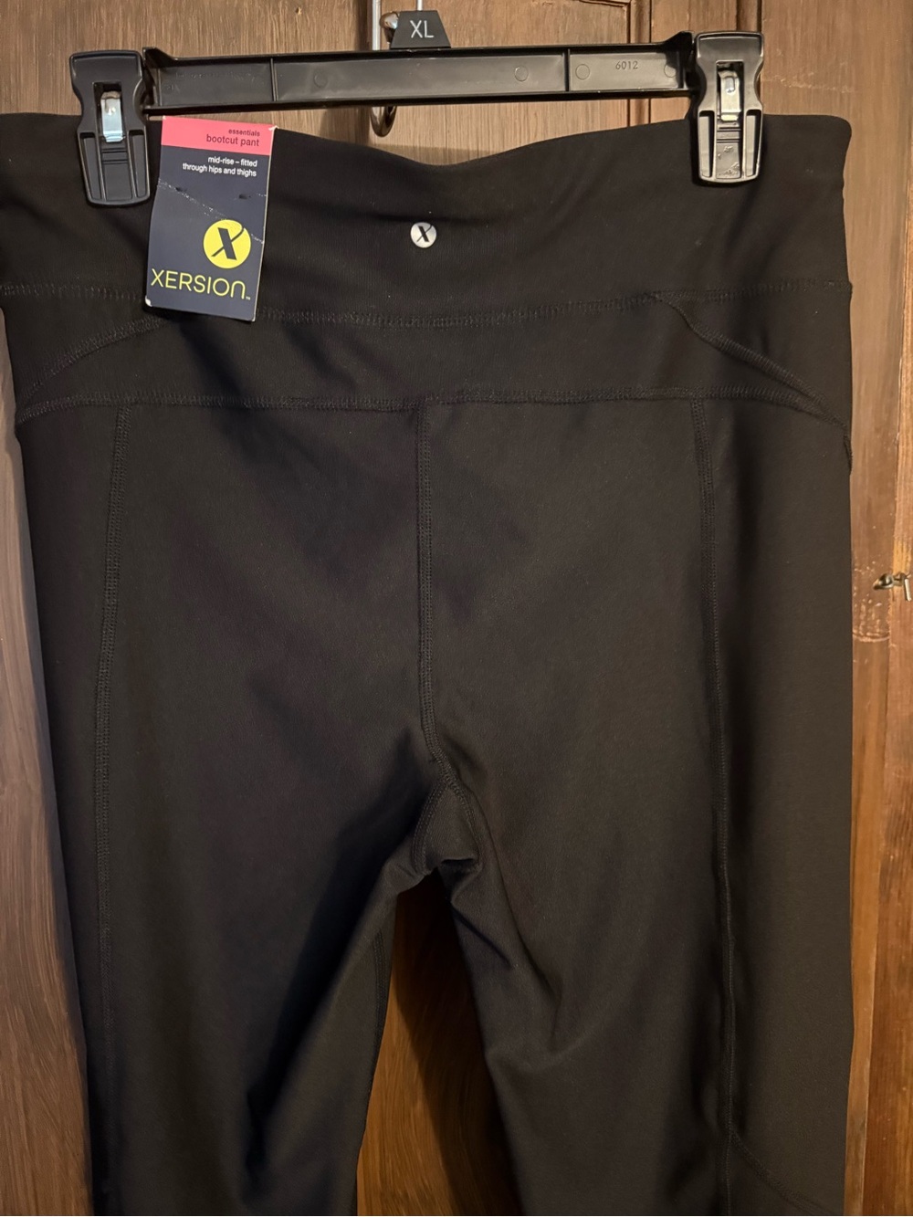 Xersion Flare Leg Slim Fit Leggings Size L - Women | Color: black| inseam 32 - Picture 6 of 7